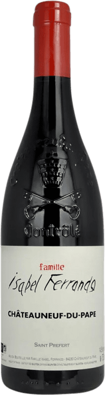 Kostenloser Versand | Rotwein Famille Isabel Ferrando A.O.C. Châteauneuf-du-Pape Rhône Frankreich Syrah, Garnacha — Grenache, Mourvèdre, Cinsault 75 cl
