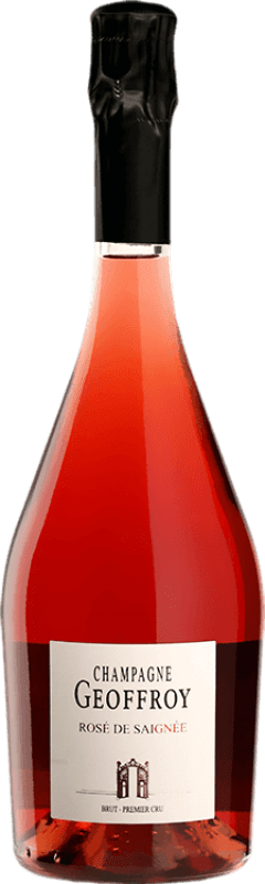 送料無料 | ロゼのスパークリングワイン Geoffroy Blanc de Rose Extra Brut — エクストラ・ブリュット 1er Premier Cru, Rosé de Saignée — ロゼ・ド・セニエ A.O.C. Champagne シャンパン フランス Pinot Noir — ピノ・ノワール, Chardonnay — シャルドネ 75 cl