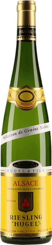 Kostenloser Versand | Süßwein Hugel & Fils SGN Sélection de Grains Nobles A.O.C. Alsace Elsass Frankreich Riesling Halbflasche 37 cl