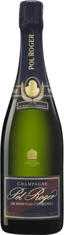 2 443,95 € 送料無料 | 白のスパークリングワイン Pol Roger Sir Winston Churchill Cuvée A.O.C. Champagne ジェロボアム・ダブルマグナムボトル 3 L