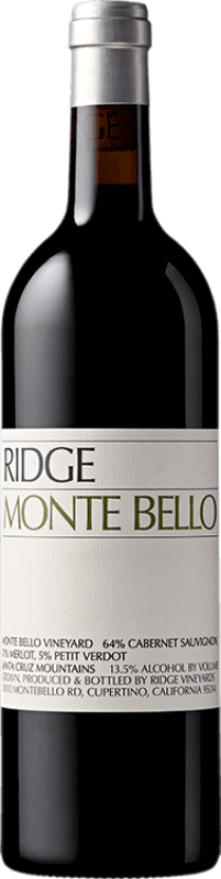 262,95 € Spedizione Gratuita | Vino Rosso Ridge Monte Bello I.G. California