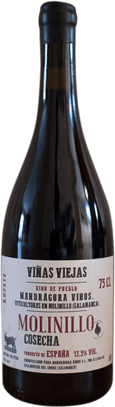Envoi gratuit | Vin Rouge Viñas Serranas Molinillo D.O.P. Vino de Calidad Sierra de Salamanca Castille et Leon Espagne Rufete 75 cl
