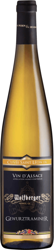 22,95 € Envio grátis | Vinho Branco Wolfberger Saint Leon Trocken — Seco Cuvée A.O.C. Alsace