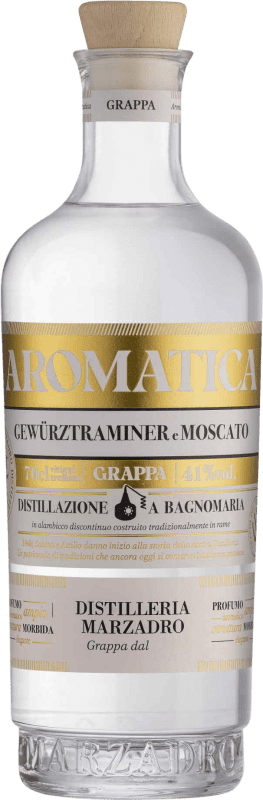57,95 € Free Shipping | Grappa Marzadro Aromatica Gewürztraminer Moscato Trocken — Dry