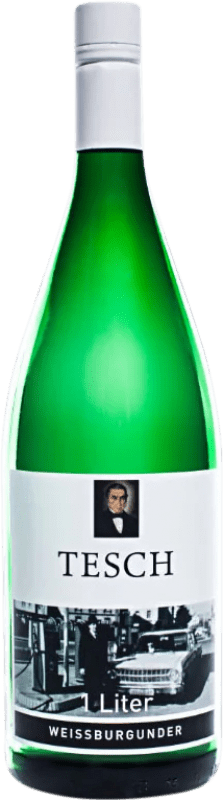 Free Shipping | White Wine Tesch Trocken — Dry Q.b.A. Nahe Nahe Germany Pinot Blanc 1 L