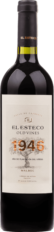 39,95 € Envío gratis | Vino Tinto El Esteco Old Vines — VV Viñas Viejas I.G. Valle de Cafayate