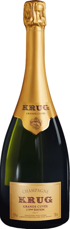 257,95 € Бесплатная доставка | Белое игристое вино Krug Edition 172 Grande Cuvée A.O.C. Champagne