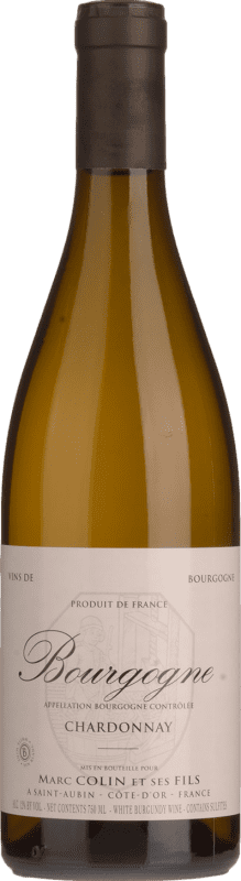 送料無料 | 白ワイン Marc Colin et Fils A.O.C. Bourgogne ブルゴーニュ フランス Chardonnay — シャルドネ 75 cl