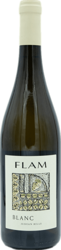 Бесплатная доставка | Белое вино Flam P.D.O. Judean Hills Израиль Chardonnay — Шардоне, Sauvignon — Совиньон 75 cl Kosher — Кошерный