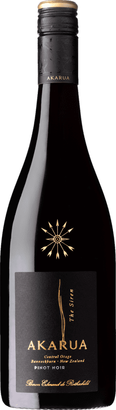 Envio grátis | Vinho Tinto Baron Edmond de Rothschild Akarua The Siren I.G. Central Otago Central Otago Nova Zelândia Pinot Noir 75 cl