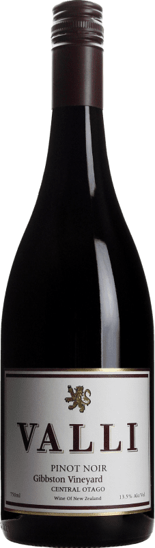 Free Shipping | Red Wine Valli Gibbston Single Vineyard I.G. Central Otago Central Otago New Zealand Pinot Noir 75 cl