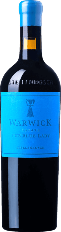 53,95 € Envio grátis | Vinho Tinto Warwick The Blue Lady I.G. Stellenbosch