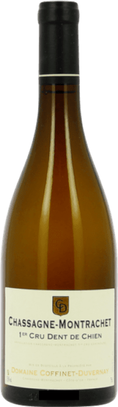 Бесплатная доставка | Белое вино Domaine Coffinet Duvernay Dent de Chien 1er Premier Cru A.O.C. Chassagne-Montrachet Бургундия Франция Chardonnay — Шардоне 75 cl
