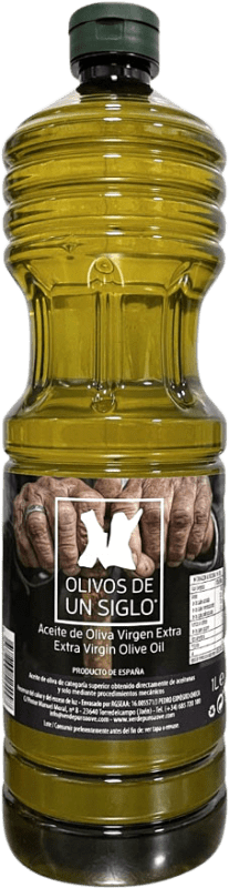 Kostenloser Versand | Olivenöl Olivos de un Siglo E-NOL Extra Nativ Jaén Spanien Picual 1 L PET