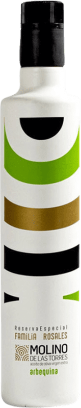 Spedizione Gratuita | Olio d'Oliva Molino de las Torres Premium, EVO Extra Vergine Jaén Spagna Arbequina 70 cl