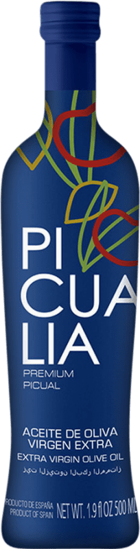 17,95 € | Оливковое масло Picualia Premium — Премиум, ЭВО Экстра Вирджин Jaén Испания Picual — Пикуаль Средняя бутылка 50 cl