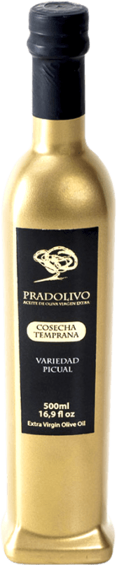 Envio grátis | Azeite de Oliva Pradolivo Cosecha Temprana — Colheita Precoce, AOVE Virgem Extra Jaén Espanha Picual Garrafa Medium 50 cl