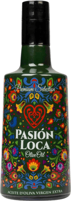 Kostenloser Versand | Olivenöl Pasión Loca Contenida E-NOL Extra Nativ Jaén Spanien Picual Medium-Flasche 50 cl