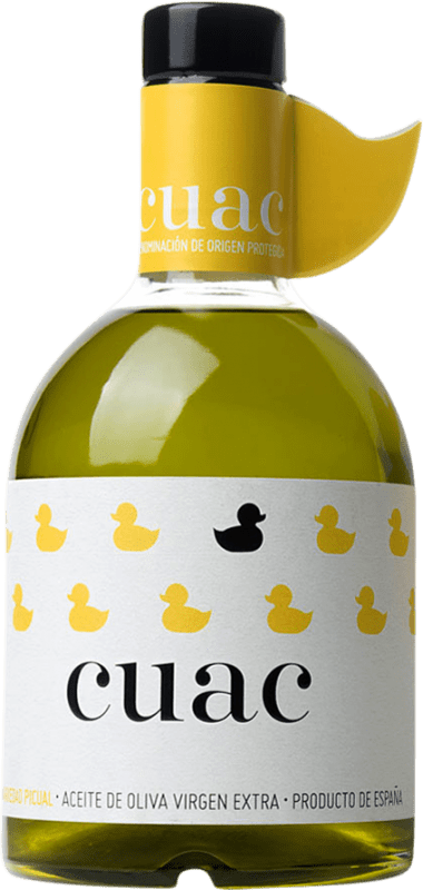 Envío gratis | Aceite de Oliva Cuac AOVE Virgen Extra D.O. Sierra de Cazorla Jaén España Picual Botella Medium 50 cl