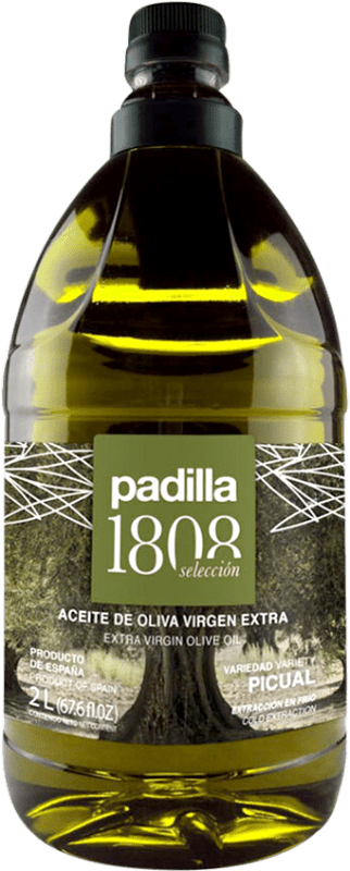 161,95 € | Huile d'Olive Padilla 1808 Sélection, HOVE Vierge Extra Jaén Espagne Picual Jerrican 2 L PET
