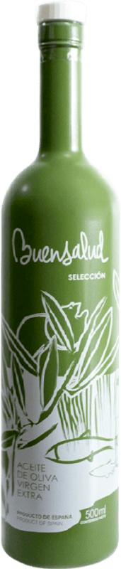 13,95 € | Olive Oil Buensalud Selection, EVOO Extra Virgin Jaén Spain Picual Medium Bottle 50 cl