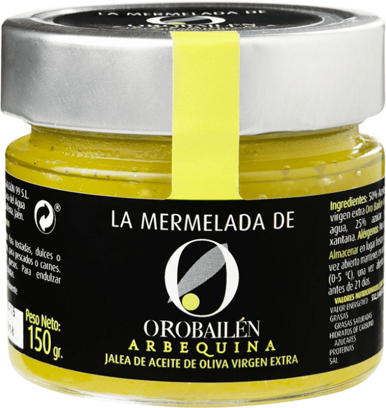 6,95 € | オリーブオイル Oro Bailén Mermelada EVOO エキストラバージン Jaén スペイン Arbequina — アルベキーナ 瓶 15 cl 150 g