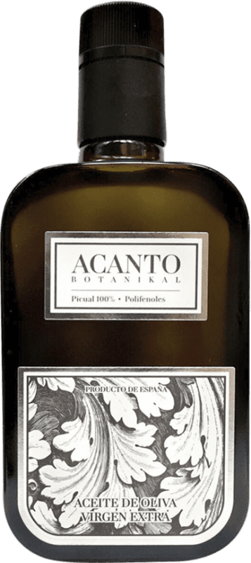 Free Shipping | Olive Oil Acanto Botanikal EVOO Extra Virgin Jaén Spain Picual Medium Bottle 50 cl