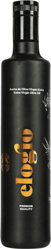 Envio grátis | Azeite de Oliva Elogio Premium, AOVE Virgem Extra Jaén Espanha Picual Garrafa Medium 50 cl