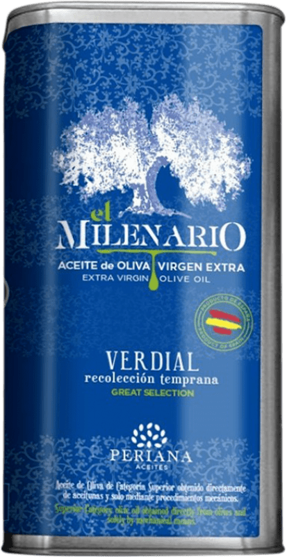 52,95 € 免费送货 | 橄榄油 Periana El Milenario EVOO 特级初榨 中号罐 1 L