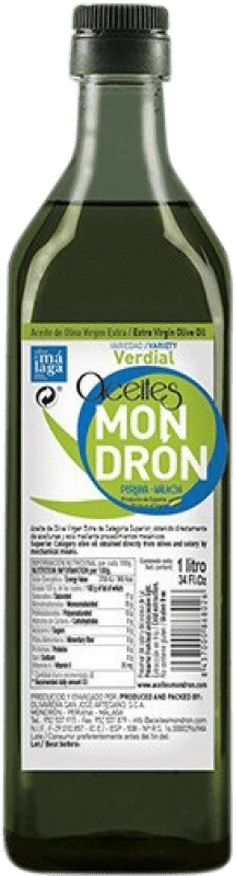 14,95 € | オリーブオイル Mondrón EVOO エキストラバージン Málaga スペイン Verdial — ヴェルディアル 1 L PET — ペット