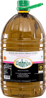 Aceite de Oliva Umbrión Cornicabra Montes de Toledo AOVE Virgen Extra Garrafa 5 L PET