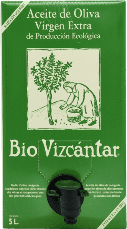 55,95 € Spedizione Gratuita | Olio d'Oliva Vizcántar EVO Extra Vergine Bio — Ecologico Bag in Box 5 L