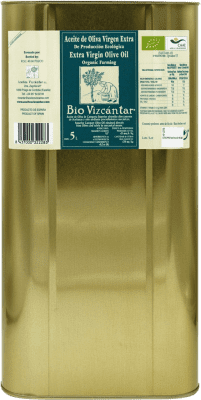 Envio grátis | Azeite de Oliva Vizcántar AOVE Virgem Extra Córdoba Espanha Bio — Ecológico Lata Especial 5 L