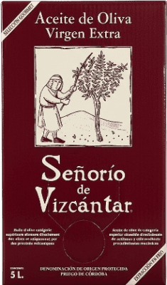 Envío gratis | Aceite de Oliva Vizcántar Señorío de Vizcántar AOVE Virgen Extra D.O.P. Priego de Córdoba Córdoba España Bag in Box 5 L