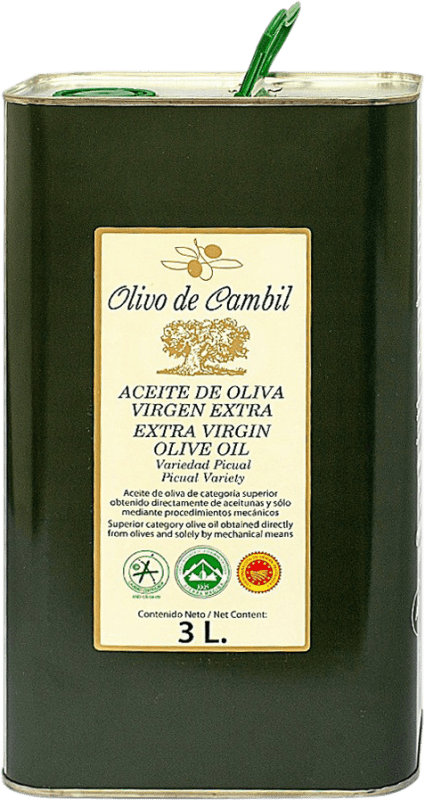 59,95 € | Aceite de Oliva Avirol Olivo de Cambil AOVE Virgen Extra D.O. Sierra Mágina Jaén España Picual Lata Especial 3 L