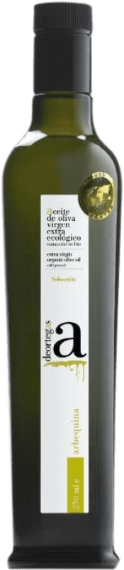 Spedizione Gratuita | Olio d'Oliva Deortegas EVO Extra Vergine Regione di Murcia Spagna Arbequina Eco — Biologico Bottiglietta 25 cl