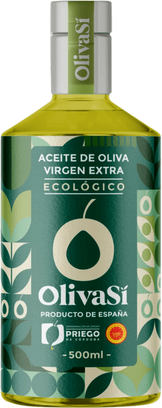 Envoi gratuit | Huile d'Olive Oliva Sí Édition Limitée, HOVE Vierge Extra D.O.P. Priego de Córdoba Espagne Organic — Biologique Bouteille Medium 50 cl