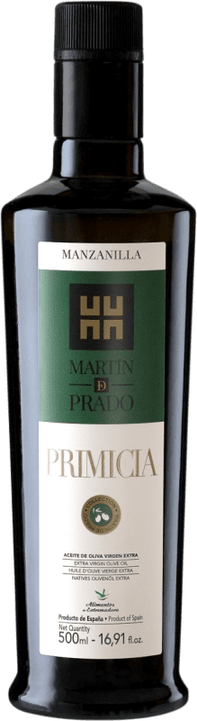Envío gratis | Aceite de Oliva Martín de Prado Primicia AOVE Virgen Extra Cáceres España Manzanilla Botella Medium 50 cl