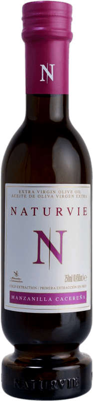 11,95 € | Aceite de Oliva Naturvie AOVE Virgen Extra Cáceres España Manzanilla Botellín 25 cl