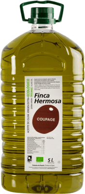 Huile d'Olive Deortegas Finca Hermosa HOVE Vierge Extra Eco — Biologique Bouteille Spéciale 5 L PET