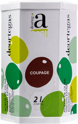 Envio grátis | Azeite de Oliva Deortegas AOVE Virgem Extra Região de Múrcia Espanha Eco — Biológico Bag in Box 2 L