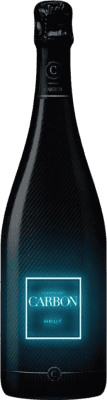 Carbon Effect Efecto Carbono Sleeve Brut — Herb Champagne LED Luminoso — LED-Licht 75 cl