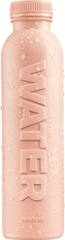 24,95 € Envio grátis | Caixa de 6 unidades Água Bottle Up Pink — Rosé, Mineral Natural Garrafa Medium 50 cl