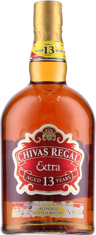 免费送货 | 调和威士忌 Chivas Regal Extra — 特级 Barrel Aged — 橡木桶陈酿 苏格兰 英国 13 岁 1 L