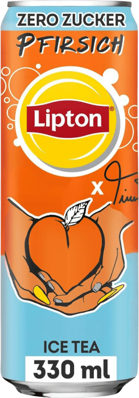 0,95 € Envoi gratuit | Boissons Fraîches Lipton Zero Canette 33 cl Pfirsich — Pêche, Ice Tea — Thé Glacé