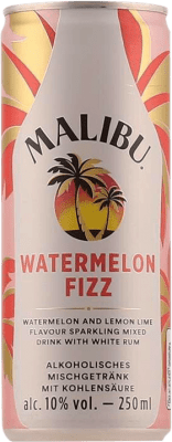 2,95 € Envío gratis | Refrescos Malibu Fizz Lata 25 cl Watermelon — Sandía