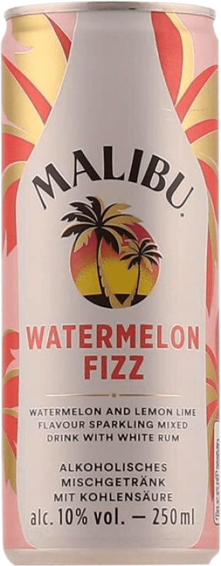 2,95 € Kostenloser Versand | Softdrinks Malibu Fizz Dose 25 cl Watermelon — Wassermelone