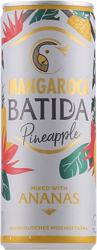 Spedizione Gratuita | Mixer Mangaroca Batida Brasile Lattina 25 cl Pineapple — Ananas