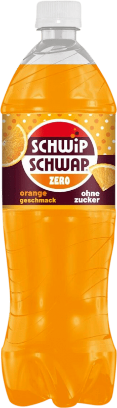 Envio grátis | Refrigerantes Schwip Schwap Zero Alemanha Garrafa Medium 50 cl PET Orange — Laranja