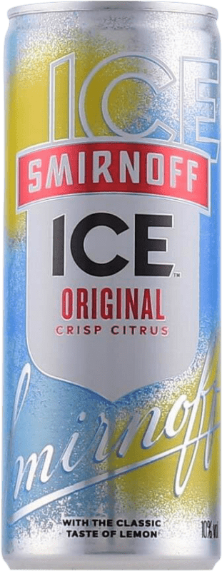 2,95 € Envío gratis | Mixer Smirnoff Lata 25 cl Ice — Helado, Lemon — Limón
